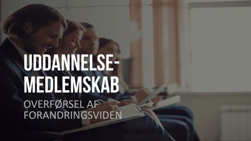 UDDANNELSE-medlemskab