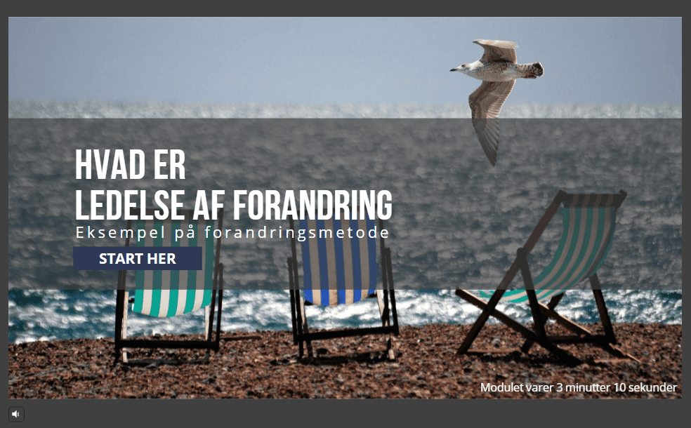 INTRODUKTION FORANDRING – Grundmodul i effektiv forandringsledelse